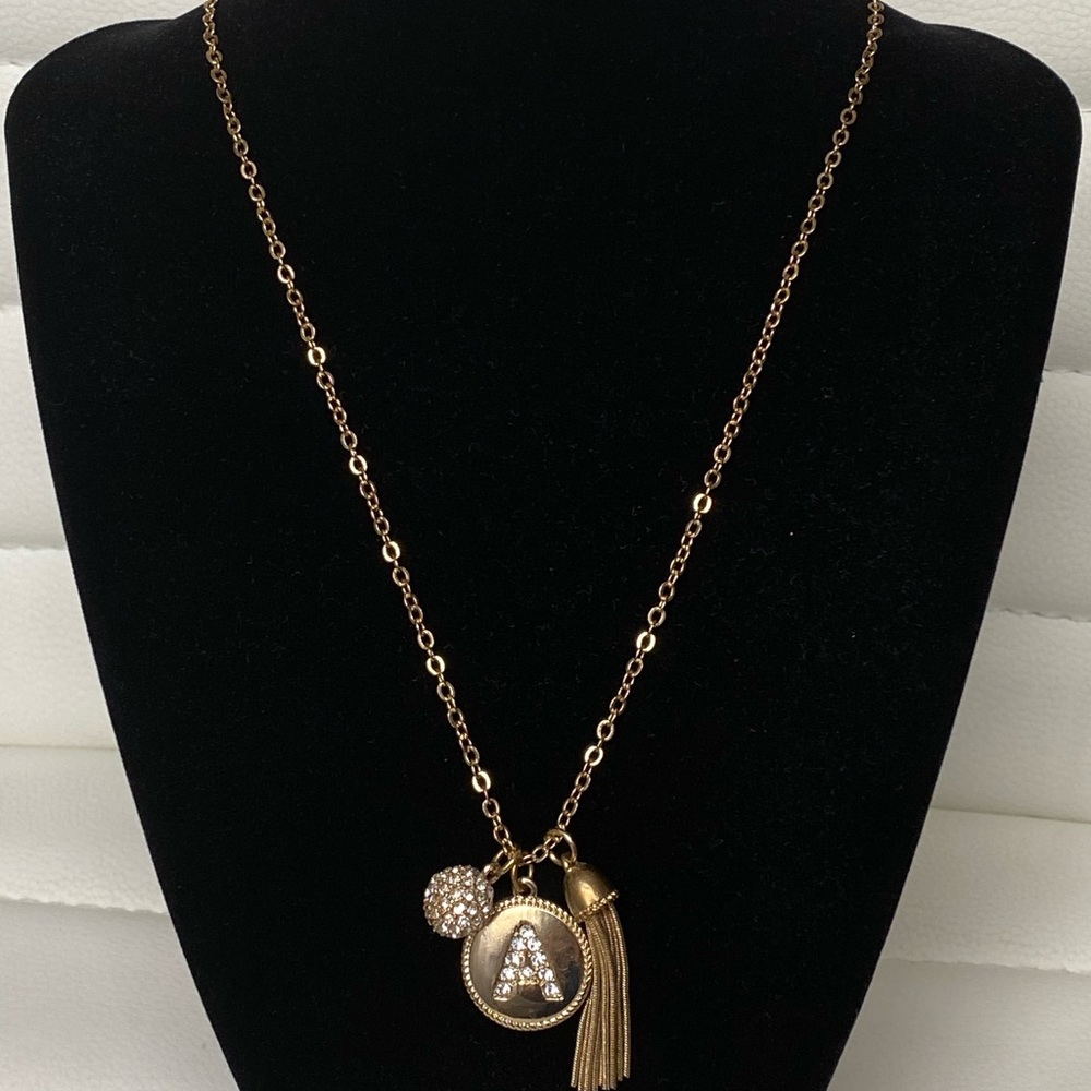 “A” necklace